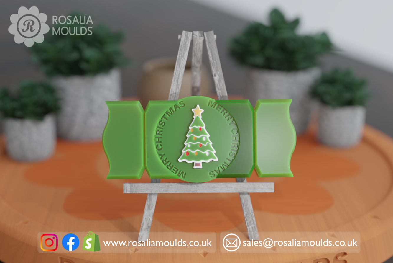 'Christmas Tree' Christmas Cracker Snap Bar Mould